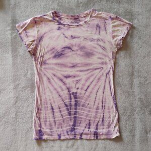 Stranded Purple Tie Dye T-Shirt Juniors Size M